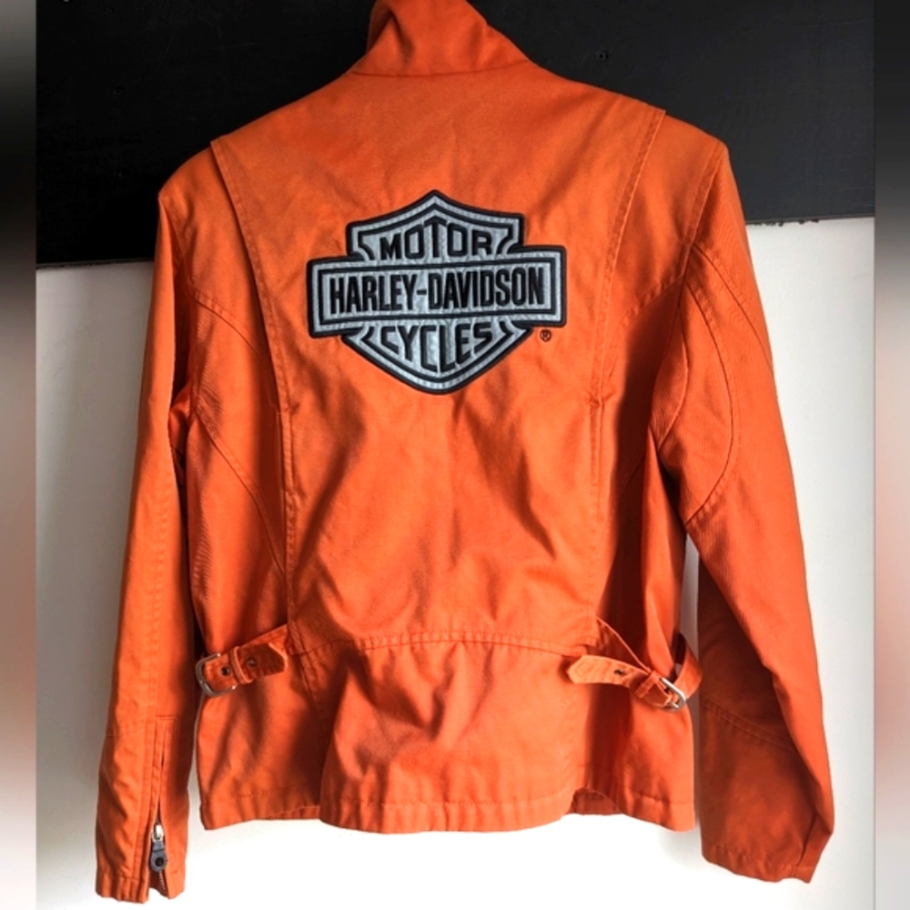 Vintage Harley Davidson | Women's Motorcycle Jacket | Size M | Mint Condition